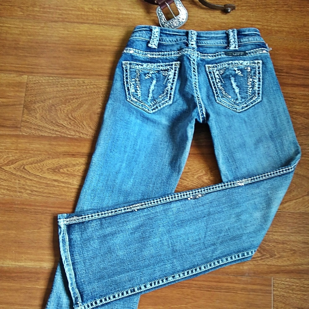 Cowgirl Tuff XOXO Boot Cut Jeans - Picture 8 of 8